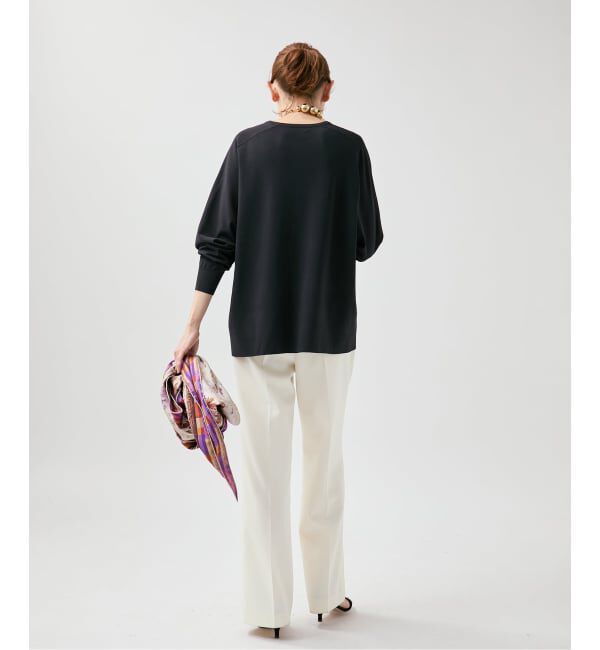 VERMEIL par iena「サドルネックロングスリーブプルオーバー」|ニット・セーター|
