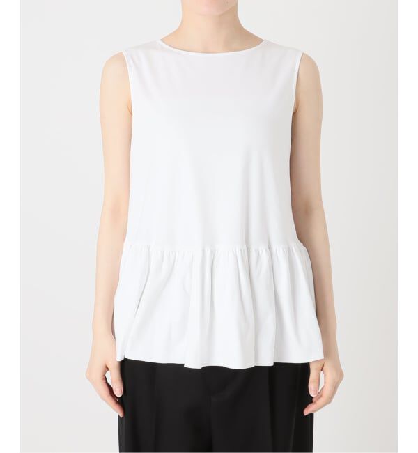VERMEIL par iena「ペプラム ノースリーブプルオーバー」|Tシャツ・カットソー|