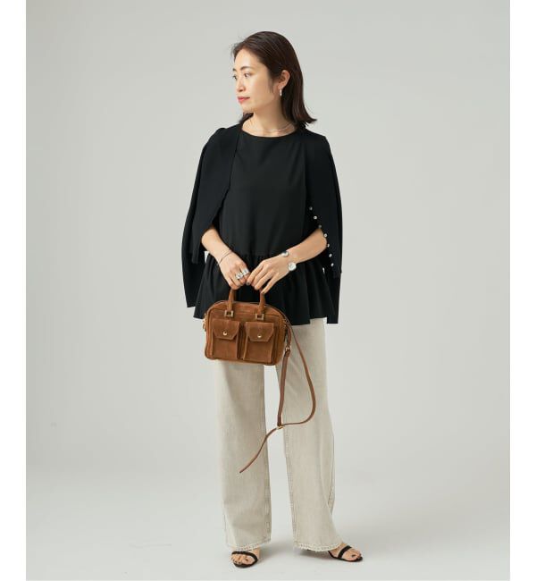 VERMEIL par iena「ペプラム ノースリーブプルオーバー」|Tシャツ・カットソー|