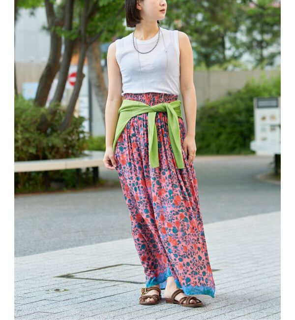 IENA LA BOUCLE「IENA LA BOUCLE 水撚りガスフライスノースリーブ」|タンクトップ|