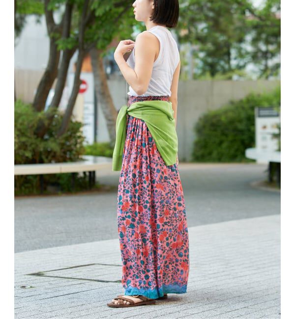 IENA LA BOUCLE「IENA LA BOUCLE 水撚りガスフライスノースリーブ」|タンクトップ|