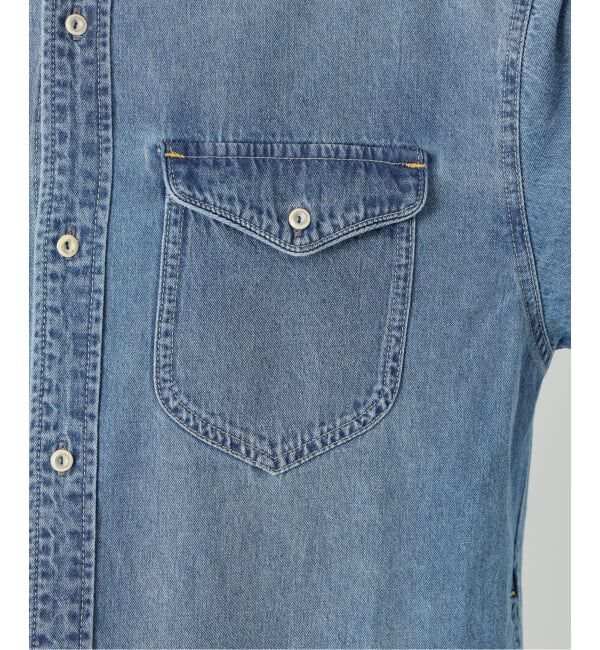 SLOBE IENA「《シリーズあり/予約》LEDENIM BDU デニムシャツワンピース」|ワンピース|