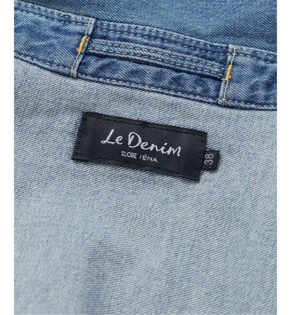 SLOBE IENA「《シリーズあり/予約》LEDENIM BDU デニムシャツワンピース」|ワンピース|