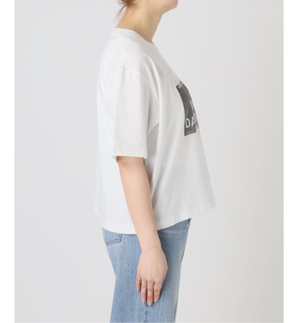IENA「《WEB限定/追加》コットンフォトプリント ロゴTシャツ」|Tシャツ・カットソー|