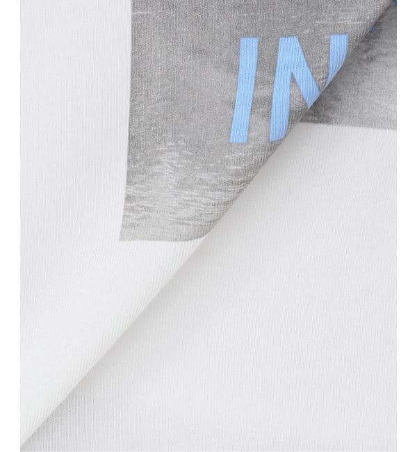IENA「《WEB限定/追加》コットンフォトプリント ロゴTシャツ」|Tシャツ・カットソー|