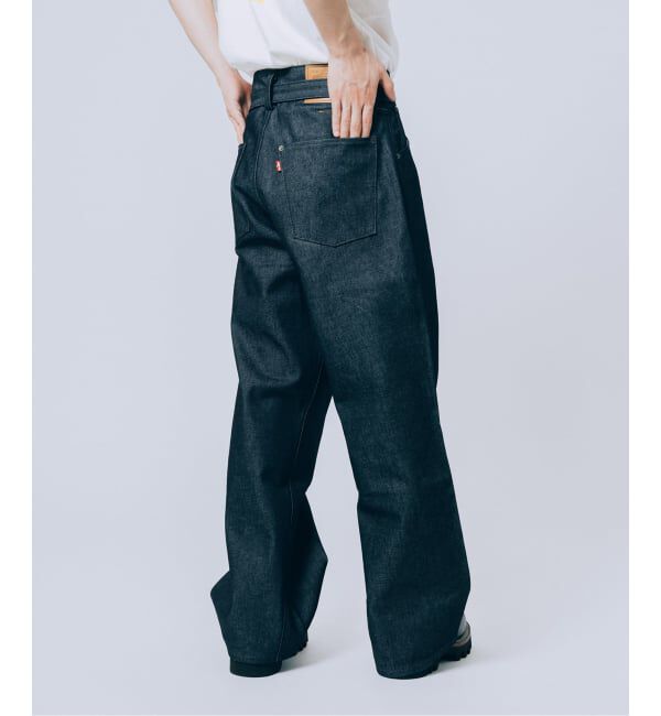 EDIFICE「LEVI&rsquo;S(R)/リーバイス(R) 別注 TWISTED BELTED デニムパンツ (L30)」|デニム|