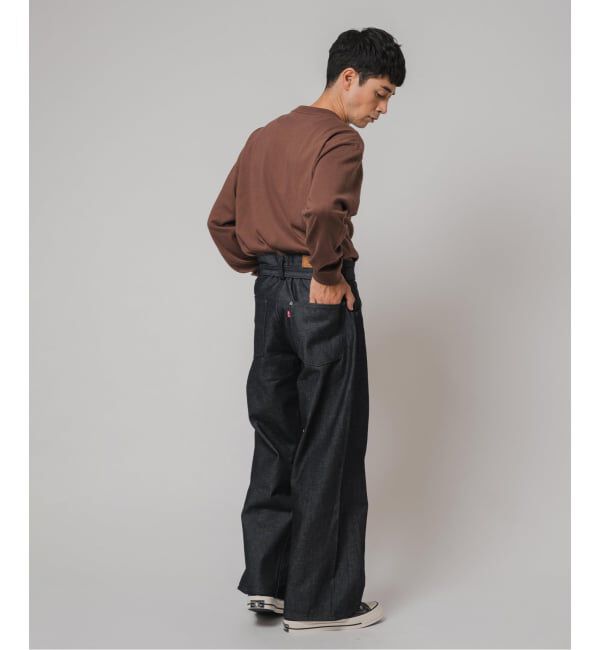 EDIFICE「LEVI&rsquo;S(R)/リーバイス(R) 別注 TWISTED BELTED デニムパンツ (L30)」|デニム|