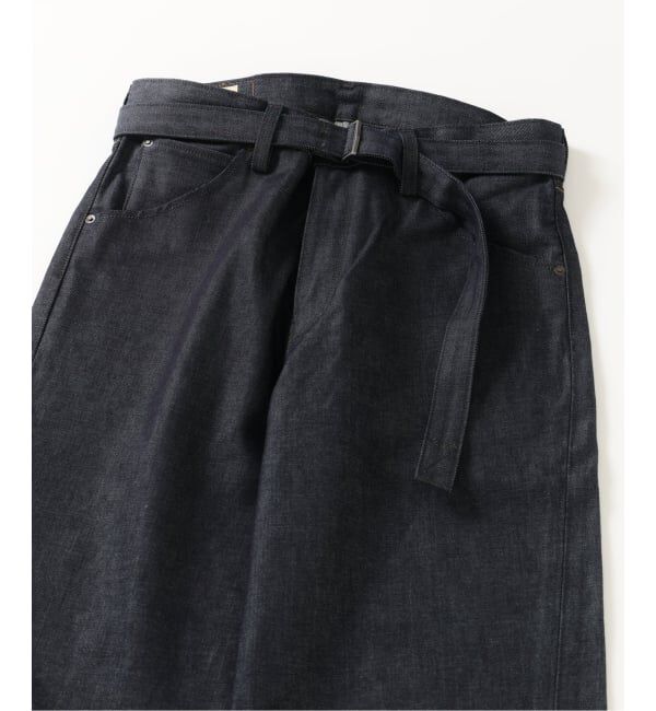 EDIFICE「LEVI&rsquo;S(R)/リーバイス(R) 別注 TWISTED BELTED デニムパンツ (L30)」|デニム|