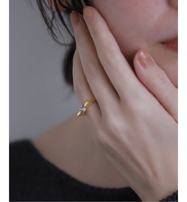 JOURNAL STANDARD「【VALENTINE /ヴァレンタイン】 Thin Stone Setting Ring」|リング|