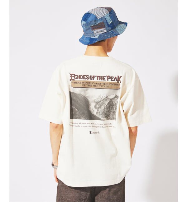 JOURNAL STANDARD「snow peak / スノーピーク 別注  谷川岳 プリント Tシャツ」|Tシャツ・カットソー|