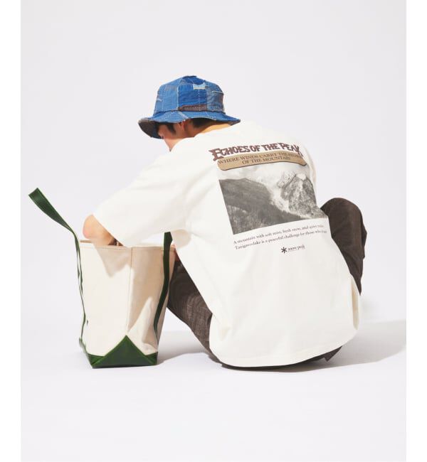 JOURNAL STANDARD「snow peak / スノーピーク 別注  谷川岳 プリント Tシャツ」|Tシャツ・カットソー|