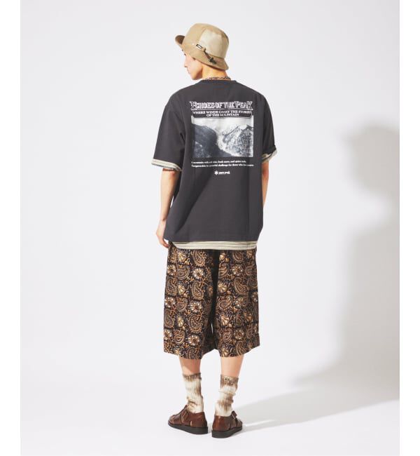 JOURNAL STANDARD「snow peak / スノーピーク 別注  谷川岳 プリント Tシャツ」|Tシャツ・カットソー|