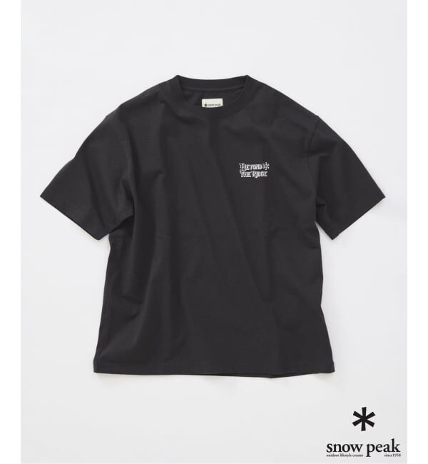 JOURNAL STANDARD「snow peak / スノーピーク 別注  谷川岳 プリント Tシャツ」|Tシャツ・カットソー|