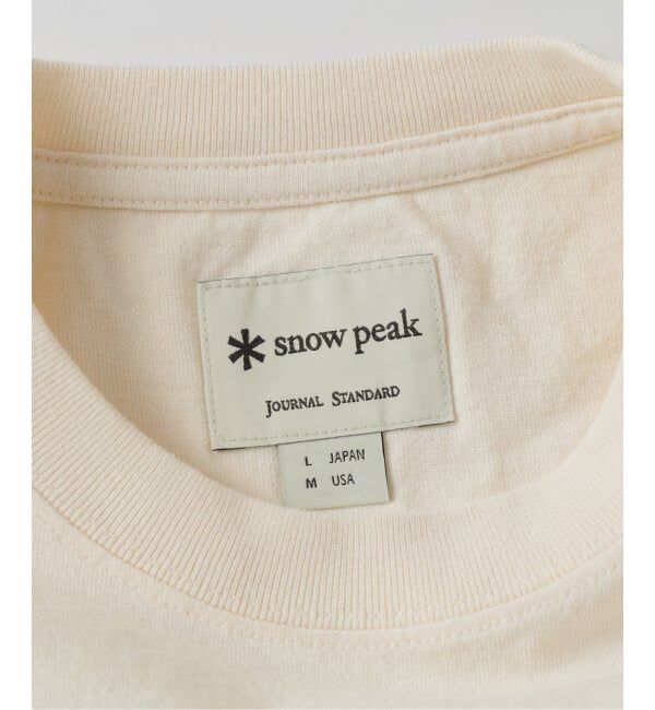 JOURNAL STANDARD「snow peak / スノーピーク 別注  谷川岳 プリント Tシャツ」|Tシャツ・カットソー|