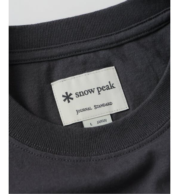 JOURNAL STANDARD「snow peak / スノーピーク 別注  谷川岳 プリント Tシャツ」|Tシャツ・カットソー|