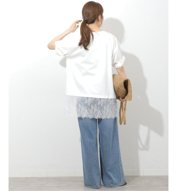 JOURNAL STANDARD relume「レースヘムTEE」|Tシャツ・カットソー|