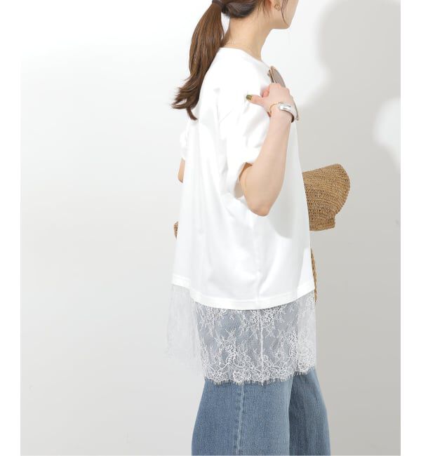JOURNAL STANDARD relume「レースヘムTEE」|Tシャツ・カットソー|