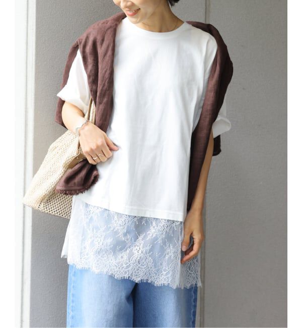 JOURNAL STANDARD relume「レースヘムTEE」|Tシャツ・カットソー|