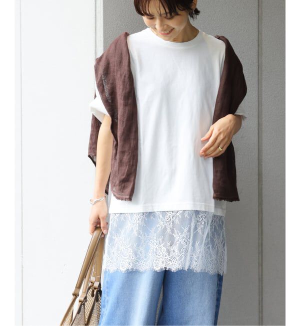JOURNAL STANDARD relume「レースヘムTEE」|Tシャツ・カットソー|