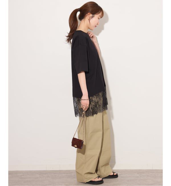 JOURNAL STANDARD relume「レースヘムTEE」|Tシャツ・カットソー|