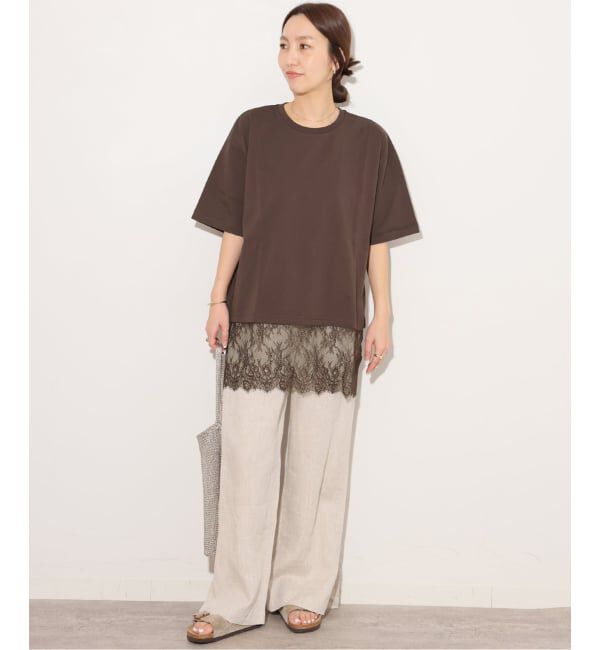 JOURNAL STANDARD relume「レースヘムTEE」|Tシャツ・カットソー|