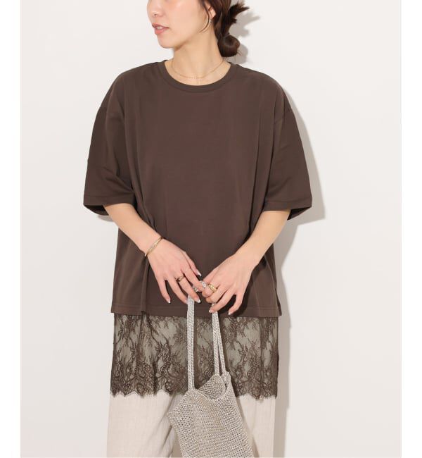 JOURNAL STANDARD relume「レースヘムTEE」|Tシャツ・カットソー|
