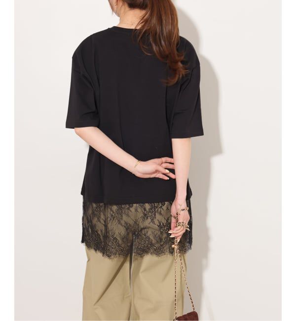 JOURNAL STANDARD relume「レースヘムTEE」|Tシャツ・カットソー|