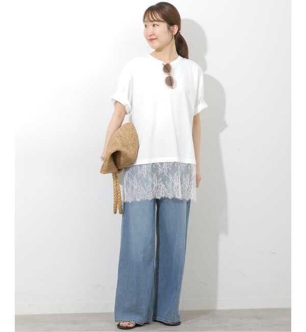 JOURNAL STANDARD relume「レースヘムTEE」|Tシャツ・カットソー|