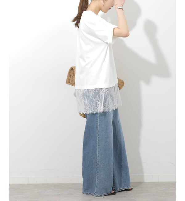 JOURNAL STANDARD relume「レースヘムTEE」|Tシャツ・カットソー|