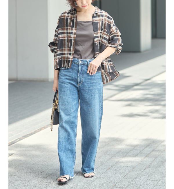 journal standard L'essage「ヨーロピアンフラックス刺繍ショートシャツ 2」|シャツ・ブラウス|