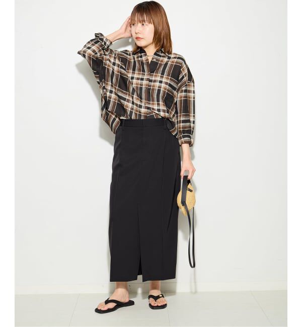 journal standard L'essage「ヨーロピアンフラックス刺繍ショートシャツ 2」|シャツ・ブラウス|