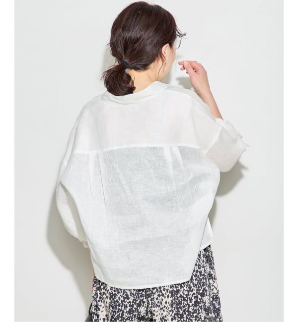 journal standard L'essage「ヨーロピアンフラックス刺繍ショートシャツ 2」|シャツ・ブラウス|