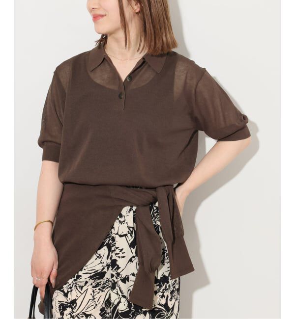 JOURNAL STANDARD relume「シアーニットポロシャツ」|ニット・セーター|