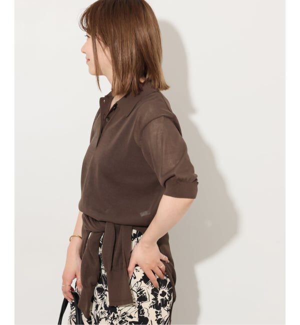 JOURNAL STANDARD relume「シアーニットポロシャツ」|ニット・セーター|