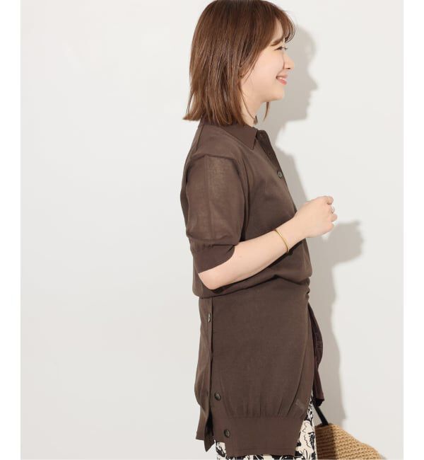 JOURNAL STANDARD relume「シアーニットポロシャツ」|ニット・セーター|