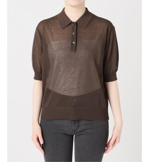 JOURNAL STANDARD relume「シアーニットポロシャツ」|ニット・セーター|