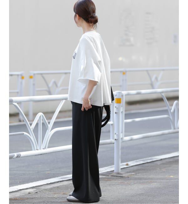 JOURNAL STANDARD relume「《追加》カットオフワイドロゴTee」|Tシャツ・カットソー|