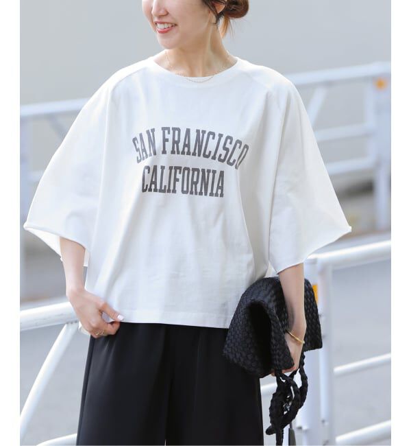 JOURNAL STANDARD relume「《追加》カットオフワイドロゴTee」|Tシャツ・カットソー|