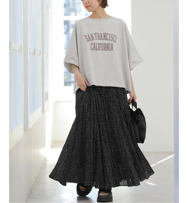 JOURNAL STANDARD relume「《追加》カットオフワイドロゴTee」|Tシャツ・カットソー|