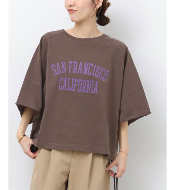JOURNAL STANDARD relume「《追加》カットオフワイドロゴTee」|Tシャツ・カットソー|
