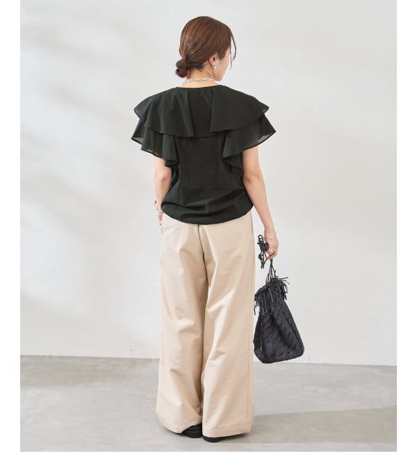 JOURNAL STANDARD「キョウネンコットンボイルフリル ブラウス」|シャツ・ブラウス|