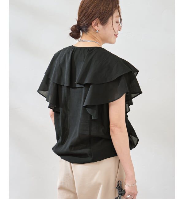 JOURNAL STANDARD「キョウネンコットンボイルフリル ブラウス」|シャツ・ブラウス|