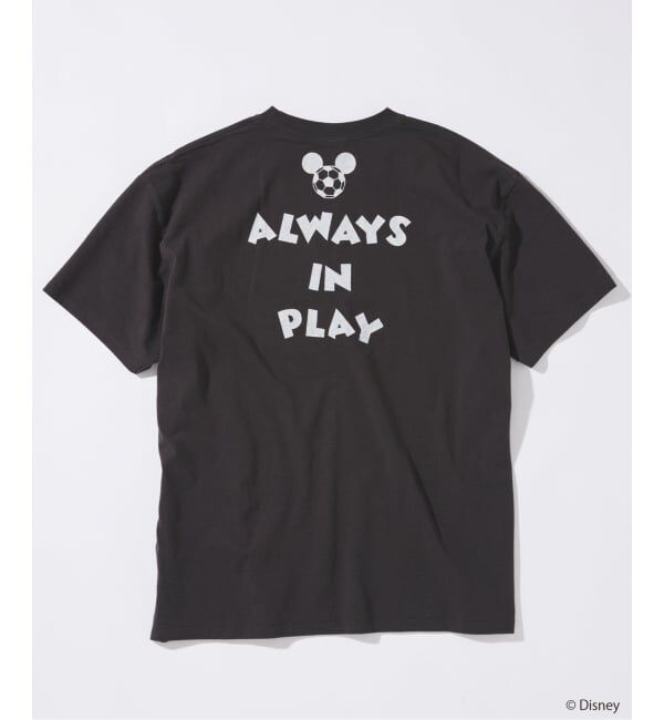 JOURNAL STANDARD「MICKEY MOUSE / ミッキー マウス 別注 サッカー プリント Tシャツ」|Tシャツ・カットソー|