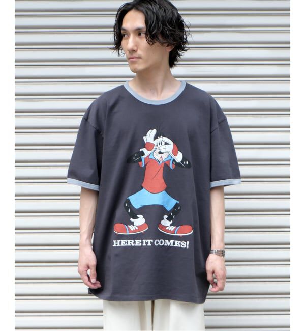 JOURNAL STANDARD「MICKEY MOUSE / ミッキー マウス 別注 サッカー プリント Tシャツ」|Tシャツ・カットソー|
