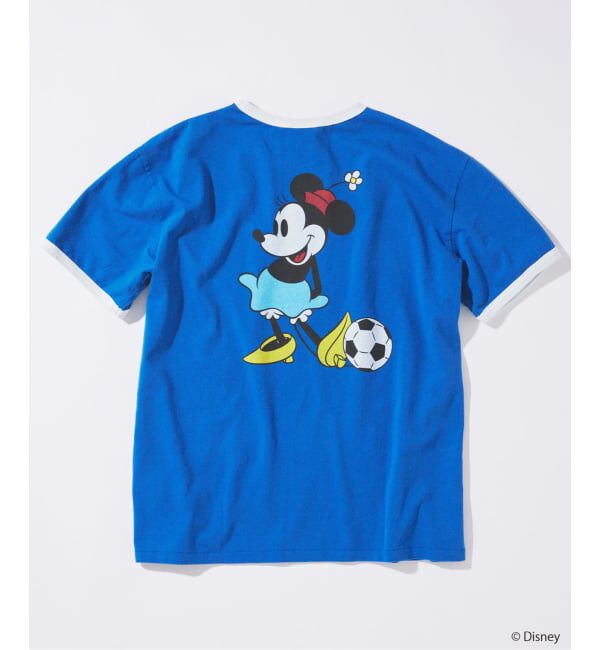 JOURNAL STANDARD「MICKEY MOUSE / ミッキー マウス 別注 サッカー プリント Tシャツ」|Tシャツ・カットソー|