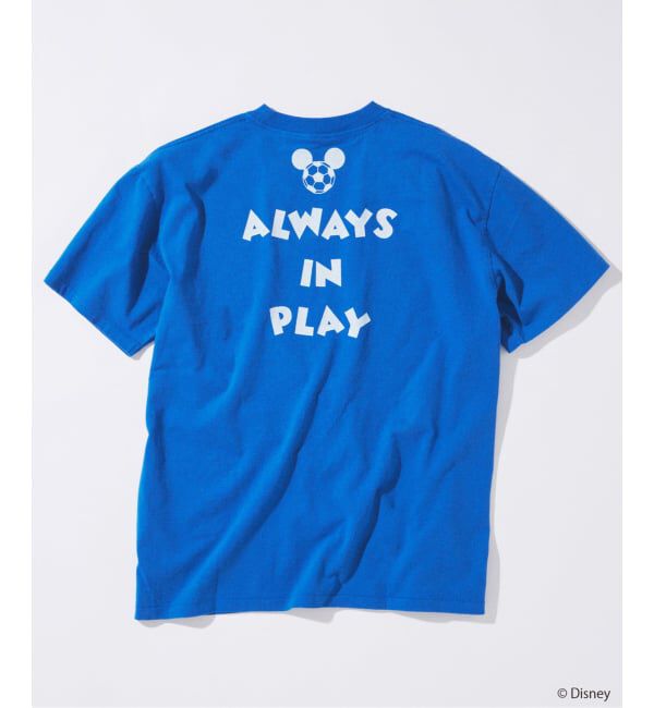 JOURNAL STANDARD「MICKEY MOUSE / ミッキー マウス 別注 サッカー プリント Tシャツ」|Tシャツ・カットソー|