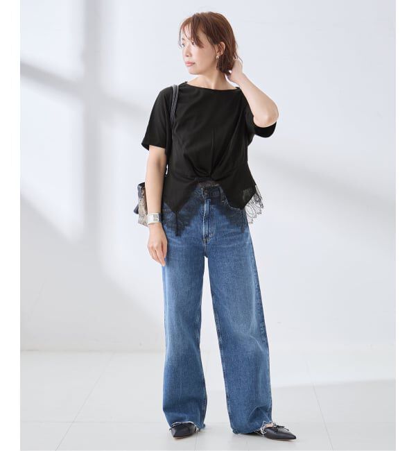 journal standard L'essage「レーストップスTシャツ」|Tシャツ・カットソー|