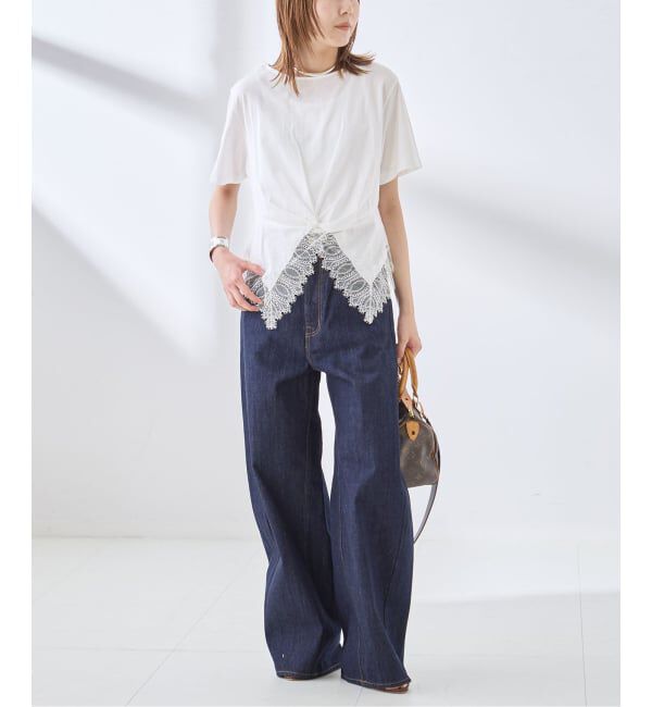 journal standard L'essage「レーストップスTシャツ」|Tシャツ・カットソー|