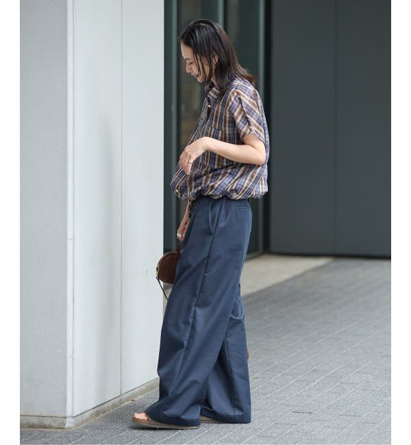 JOURNAL STANDARD「コットンシルクチェックドロスト シャツ」|シャツ・ブラウス|
