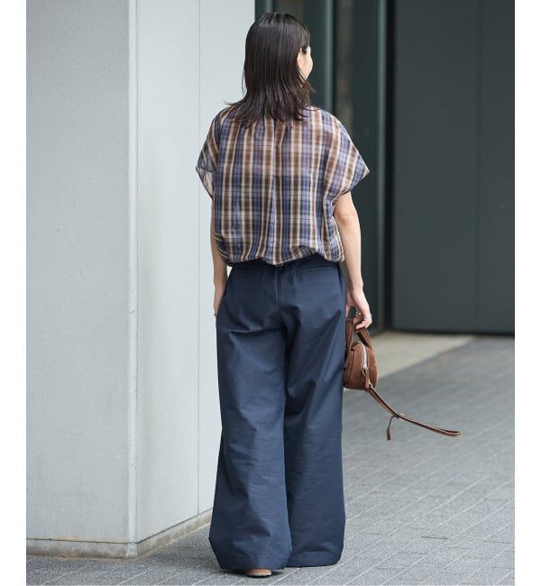 JOURNAL STANDARD「コットンシルクチェックドロスト シャツ」|シャツ・ブラウス|
